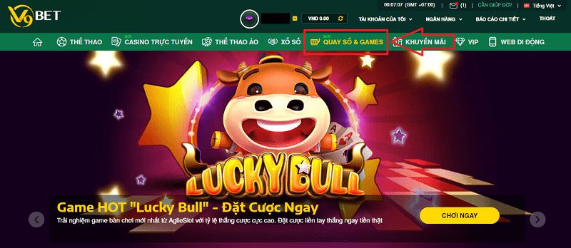 Lucky Bull là gì? Hướng dẫn chơi Lucky Bull tại V9BET